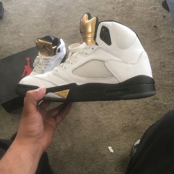 Air Jordan 5 Olympic golds good condition - Picture 4 of 6